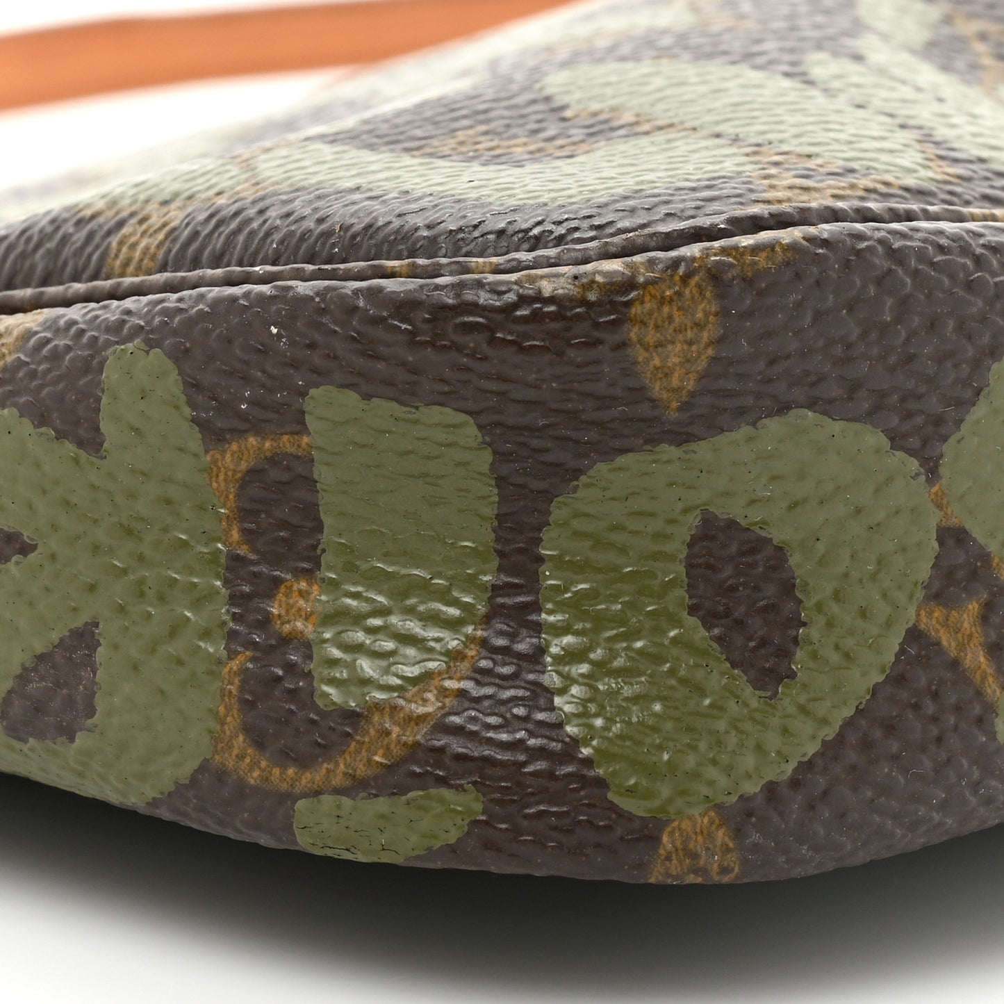 Monogram Graffiti Pochette Accessories Kaki