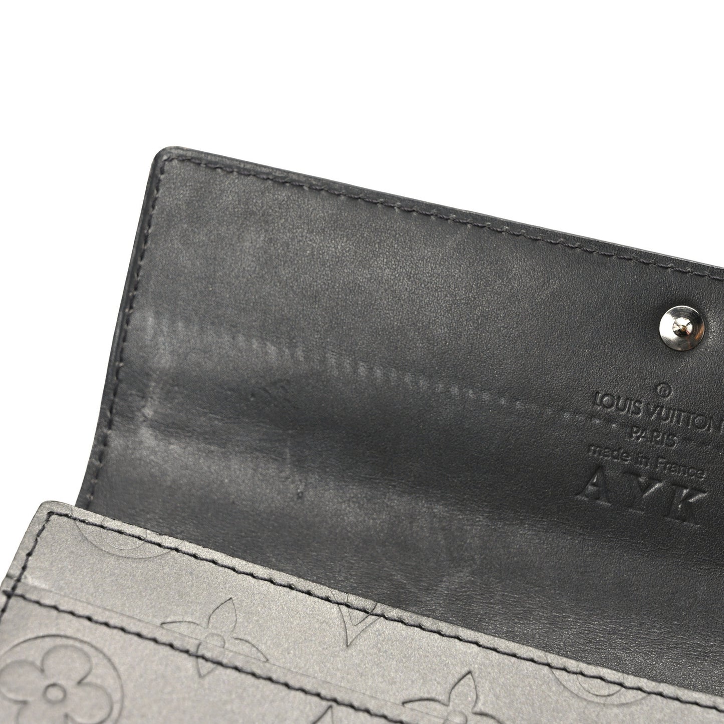 Mat Monogram Sarah Wallet Black
