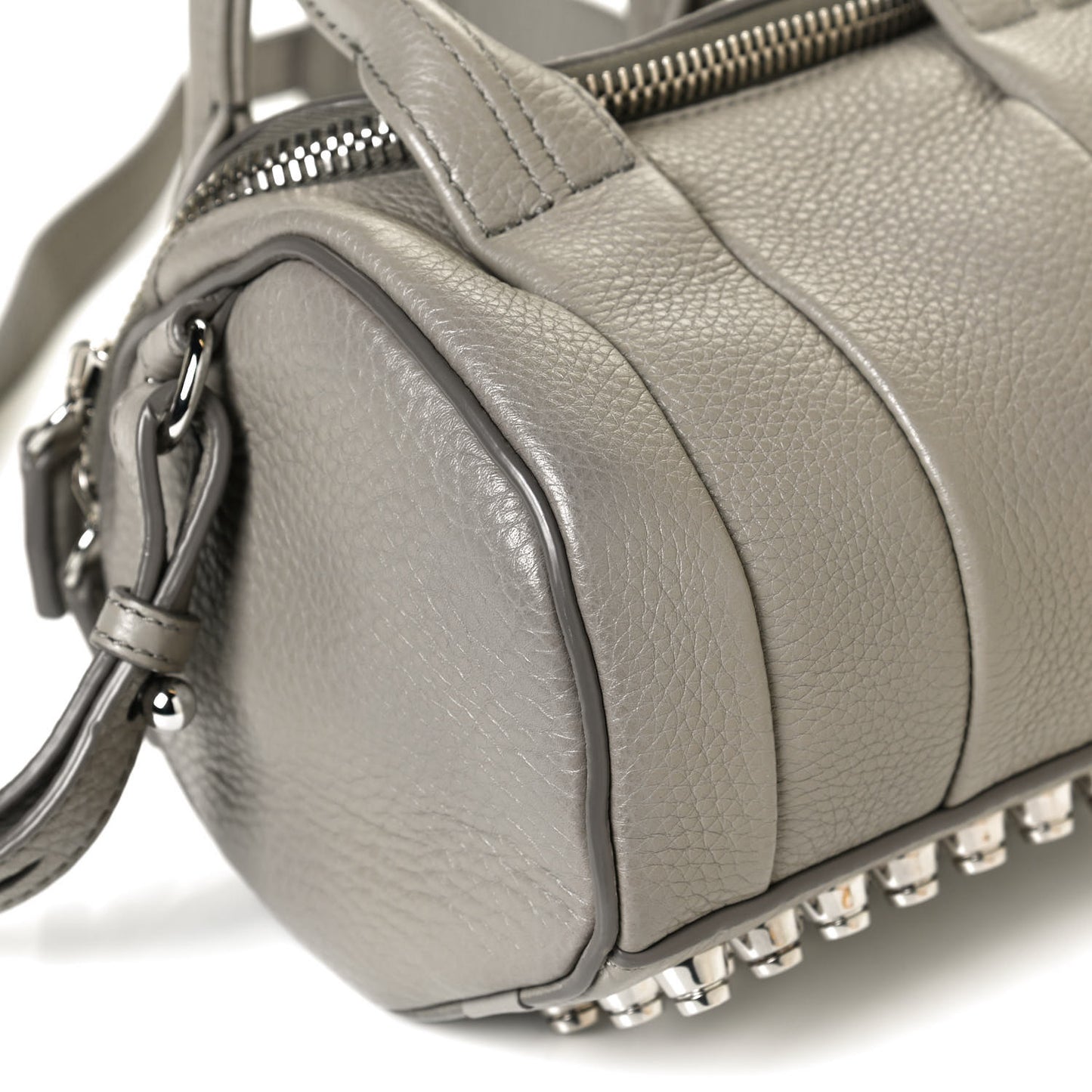 Pebbled Lambskin Mini Rockie Mink Silver Hardware