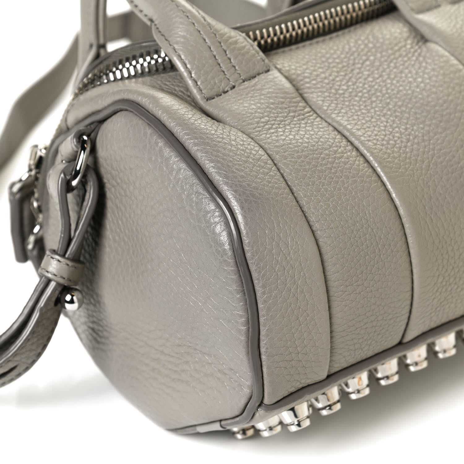 Alexander Wang Pebbled Lambskin Mini Rockie Mink Silver Hardware 8 of 12