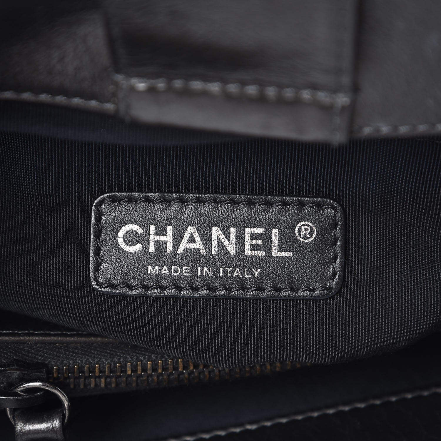 Chanel Calfskin Quilted Small Chain Me Tote Dark Grey 6 of 9