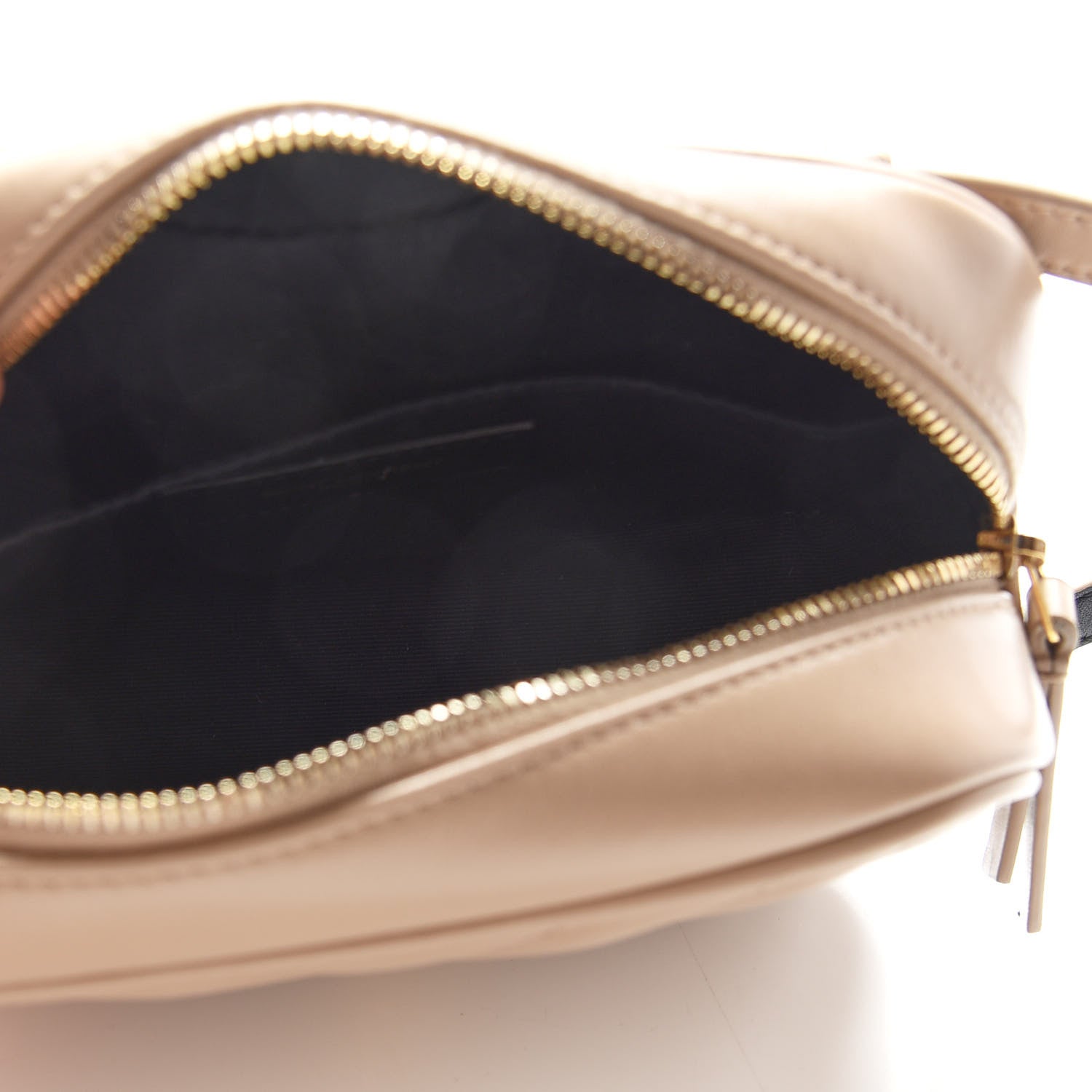 Saint Laurent Calfskin Matelasse Monogram Lou Belt Bag Dark Beige 5 of 9