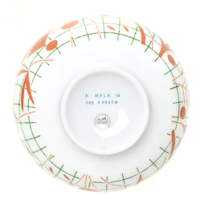 Hermes Porcelain A Walk In The Garden Bowl 4 of 6