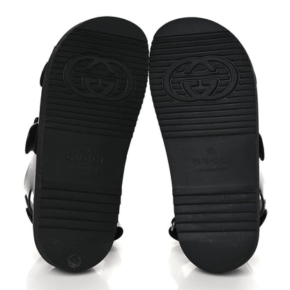 Gucci Rubber Mini Double G Womens Isla Dad Sandals 38 Black 6 of 7