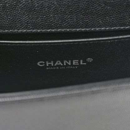 Chanel Caviar Quilted Small Boy Flap Black 6 of 10