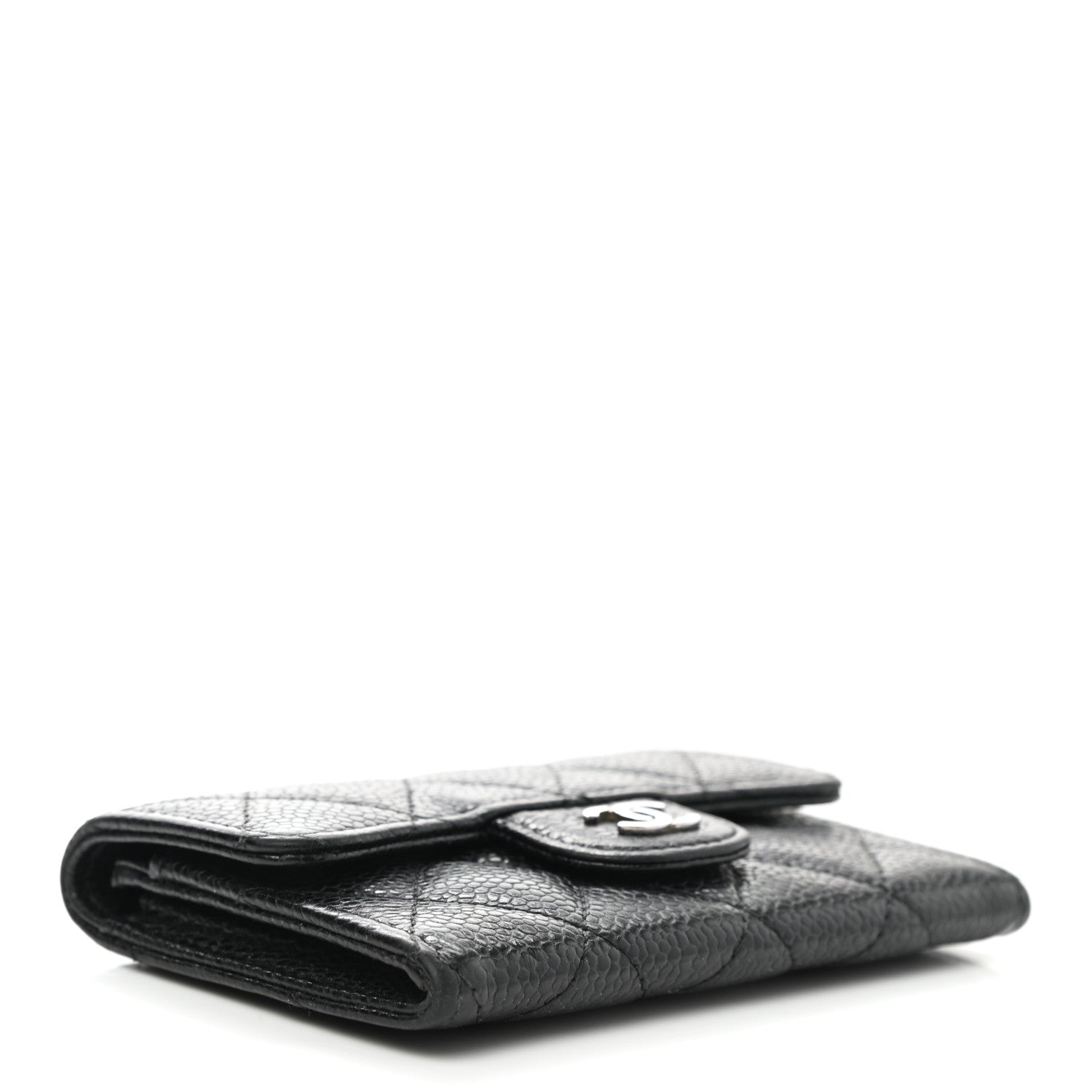 Chanel Caviar Quilted Flap Card Holder Black 4 of 7