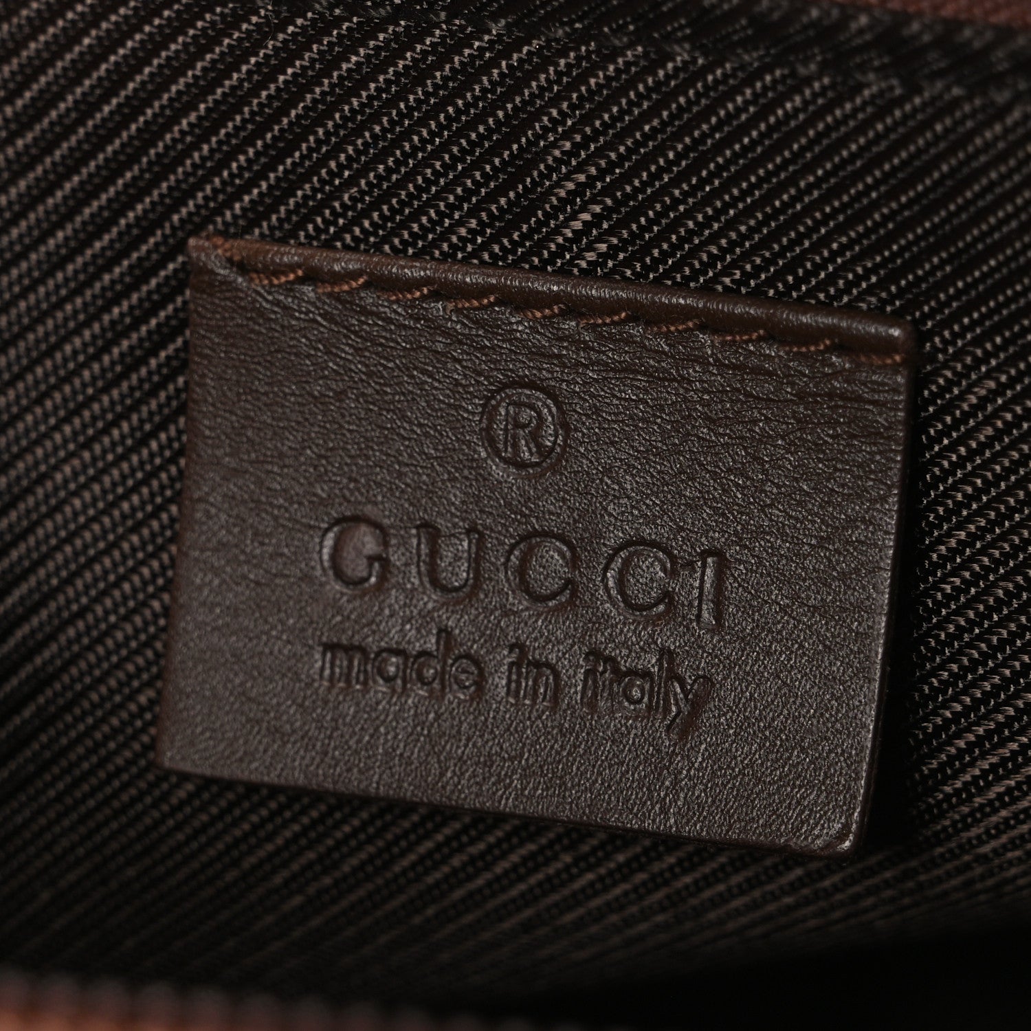 Gucci Monogram Boat Pochette Brown Brown 6 of 10