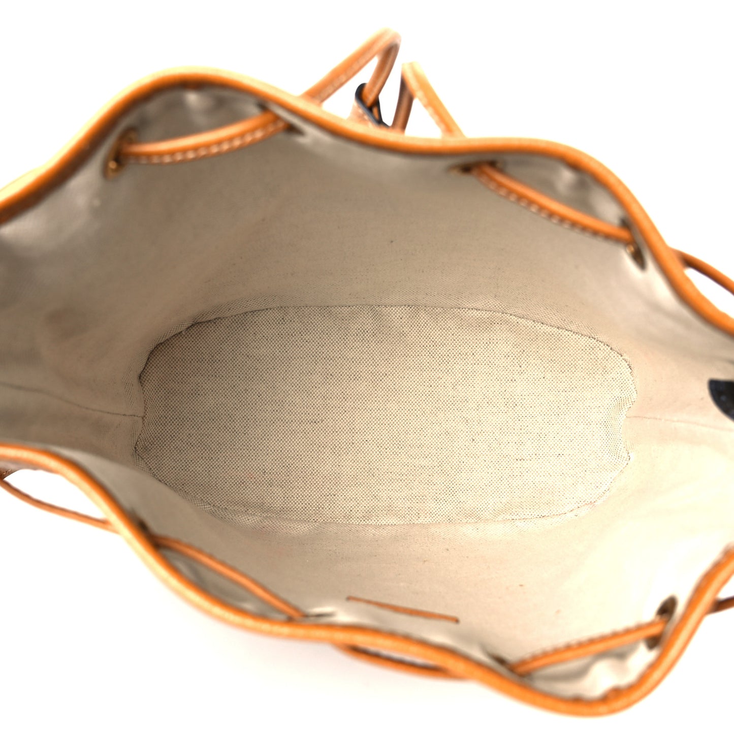 X DISNEY Mini Vintage GG Supreme Monogram Bucket Bag Beige Vintage Sun Oil