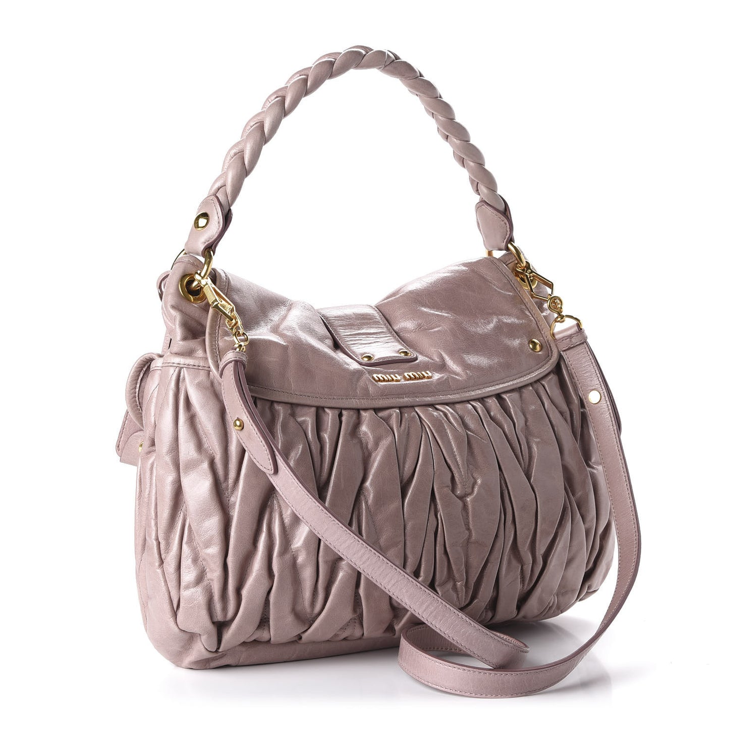 Nappa Matelasse Coffer Hobo Mughetto