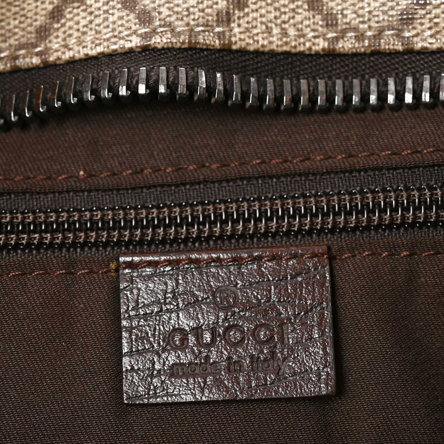 Gucci GG Supreme Monogram Vertical Tote Dark Brown 5 of 10