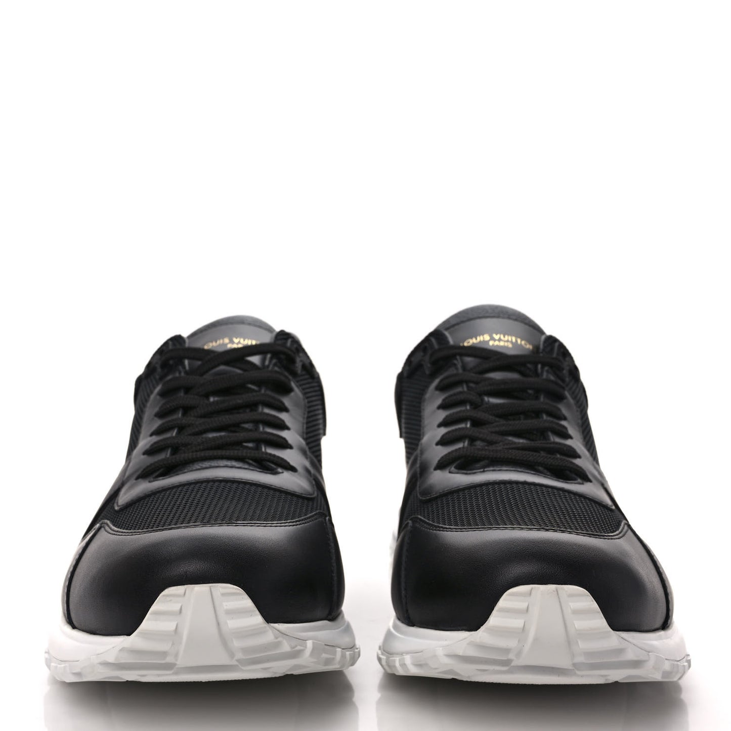 Calfskin Monogram Run Away Sneakers 12 Black