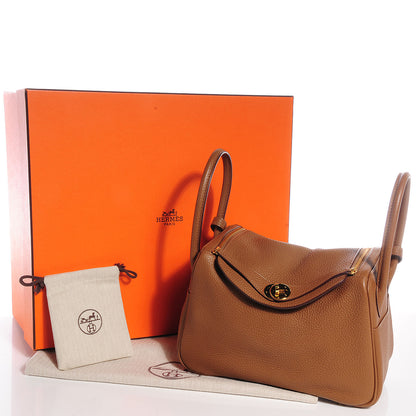 Hermes Taurillon Clemence Lindy 26 Alezan 6 of 15