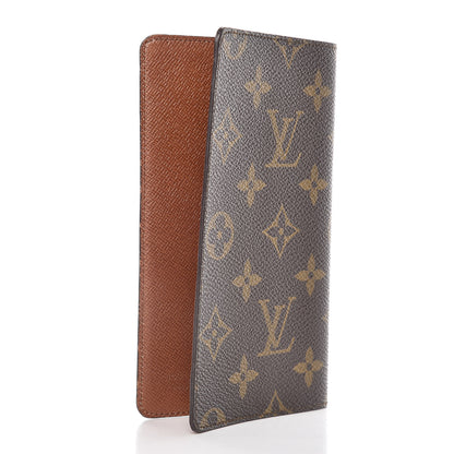 Louis Vuitton Monogram Simple Checkbook Holder Wallet Cover 3 of 9