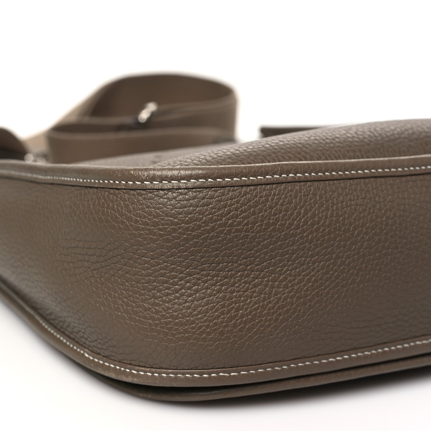 Hermes Taurillon Clemence Evelyne III GM Etoupe 8 of 10