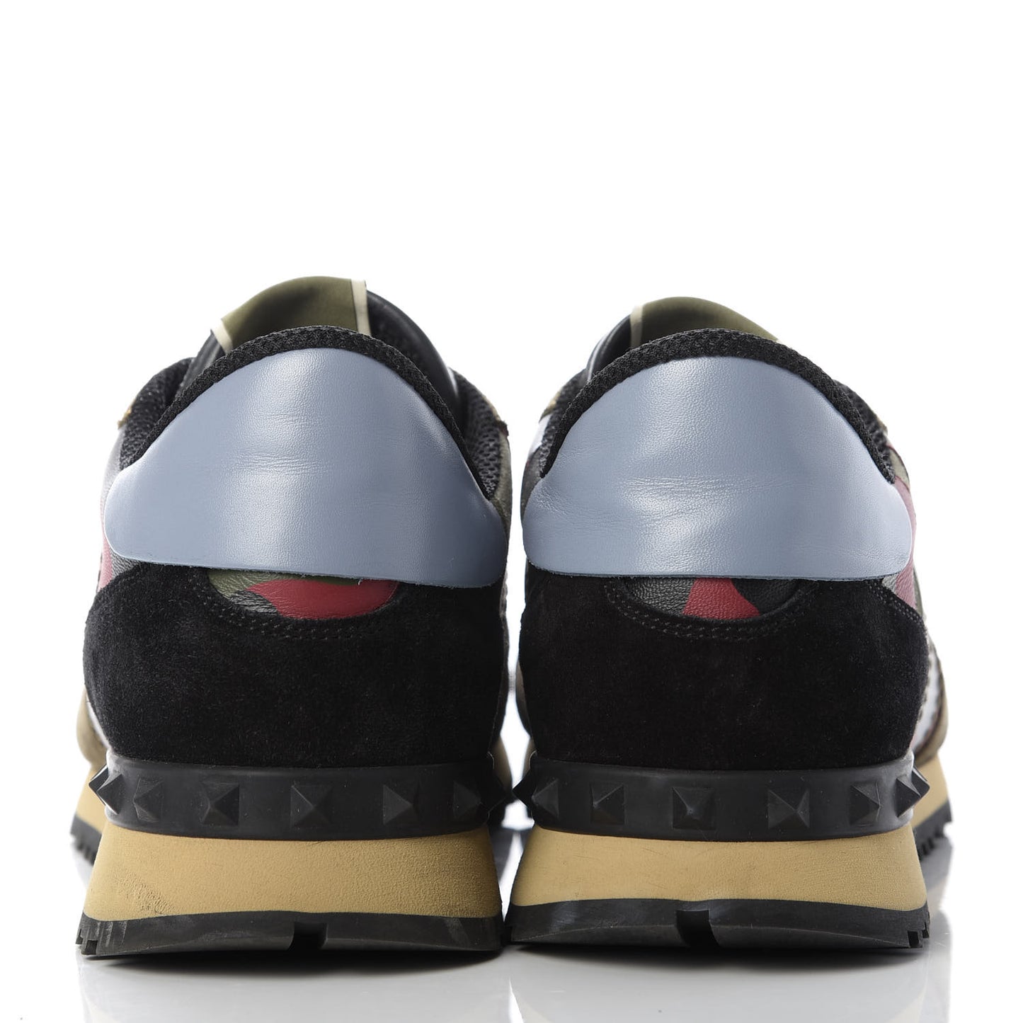 Nappa Suede Camouflage Mens Rockrunner Sneakers 42 Multicolor