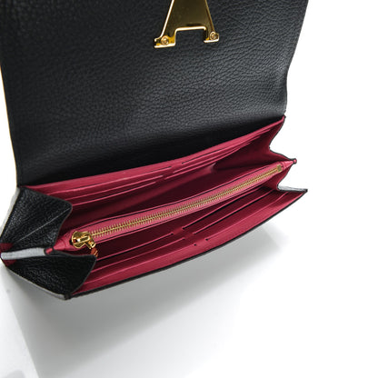 Louis Vuitton Taurillon Capucines Wallet Black 5 of 7