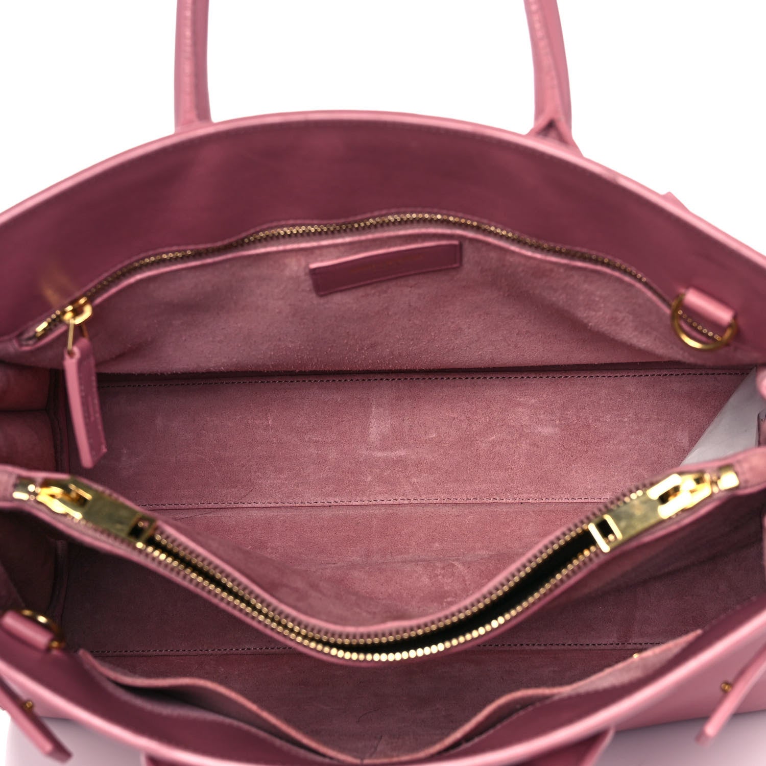 Saint Laurent Calfskin Small Sac De Jour Dark Rose 5 of 9