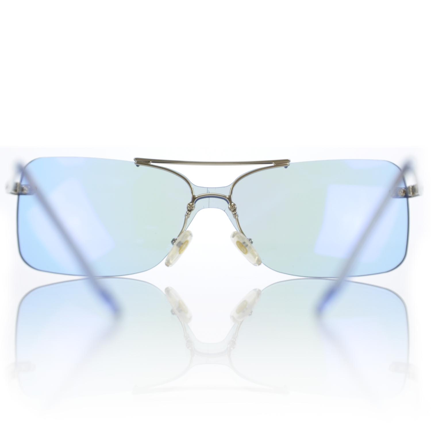Christian Dior Mini Motard Sunglasses Blue 2 of 9