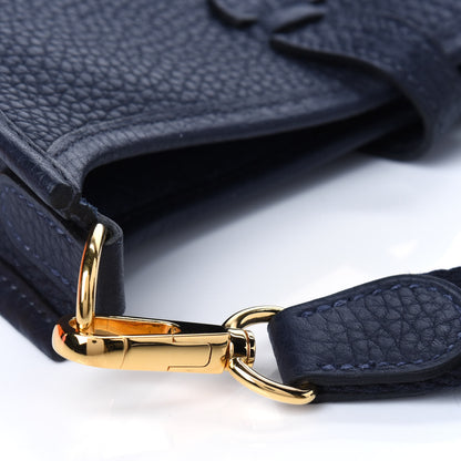 Hermes Taurillon Clemence Evelyne TPM Bleu Encre 11 of 14