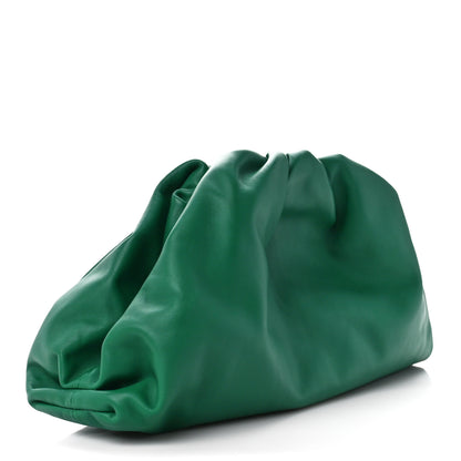 Bottega Veneta Smooth Butter Calf The Pouch Oversized Clutch Racing Green 3 of 11
