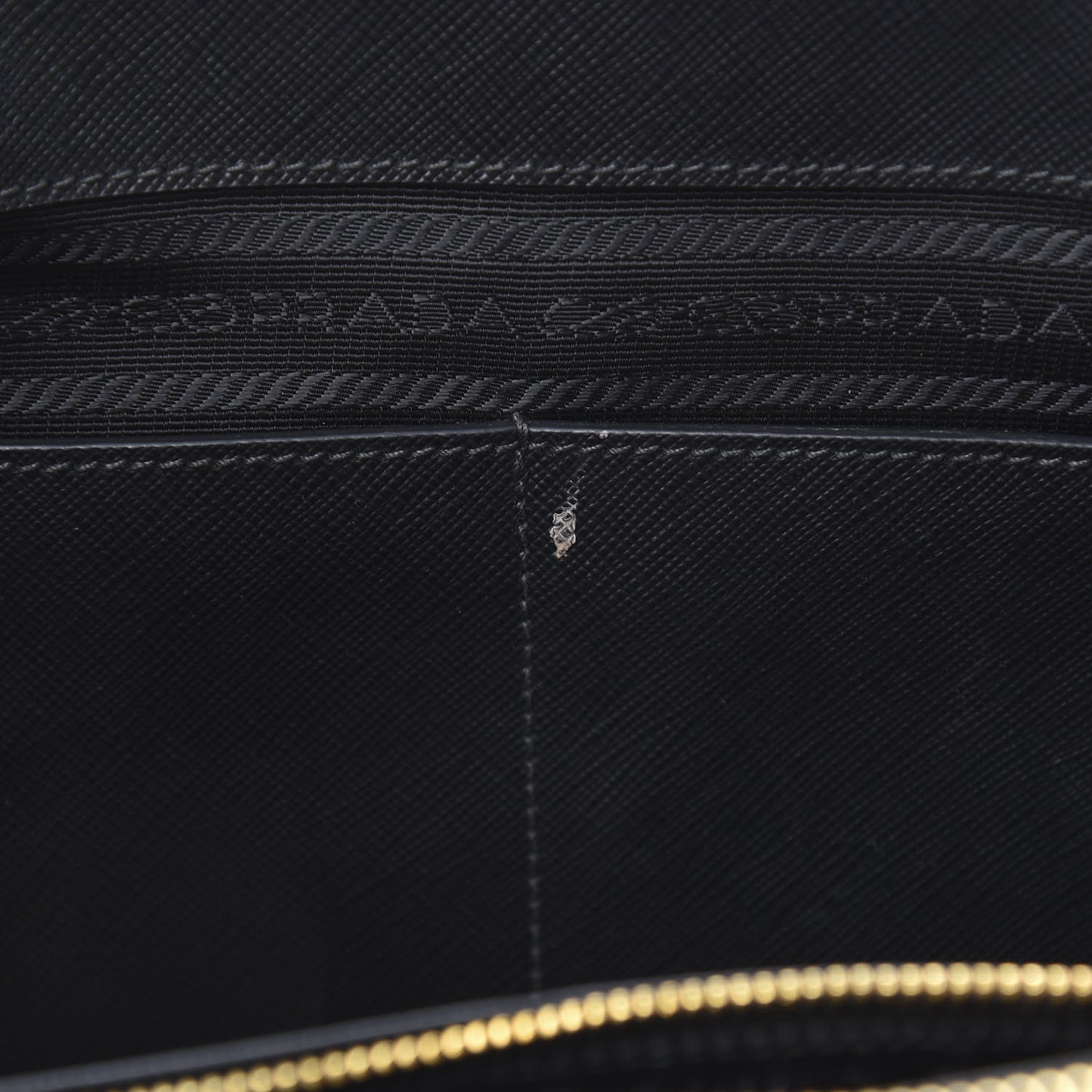 Saffiano Large Galleria Double Zip Tote Black