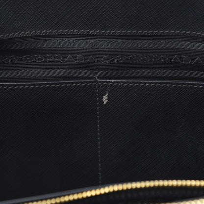 Prada Saffiano Large Galleria Double Zip Tote Black 16 of 18