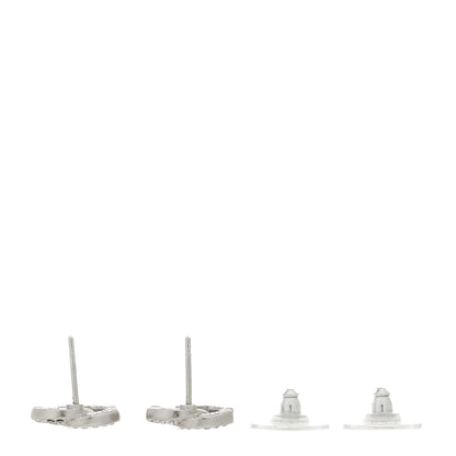 Chanel Crystal CC Earrings Silver 3 of 5