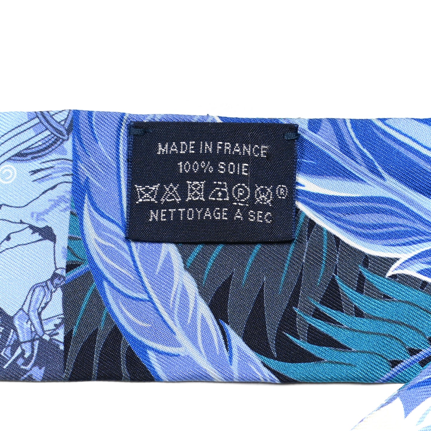 Silk Cheval Phoenix Twilly Marine Ciel Cobalt