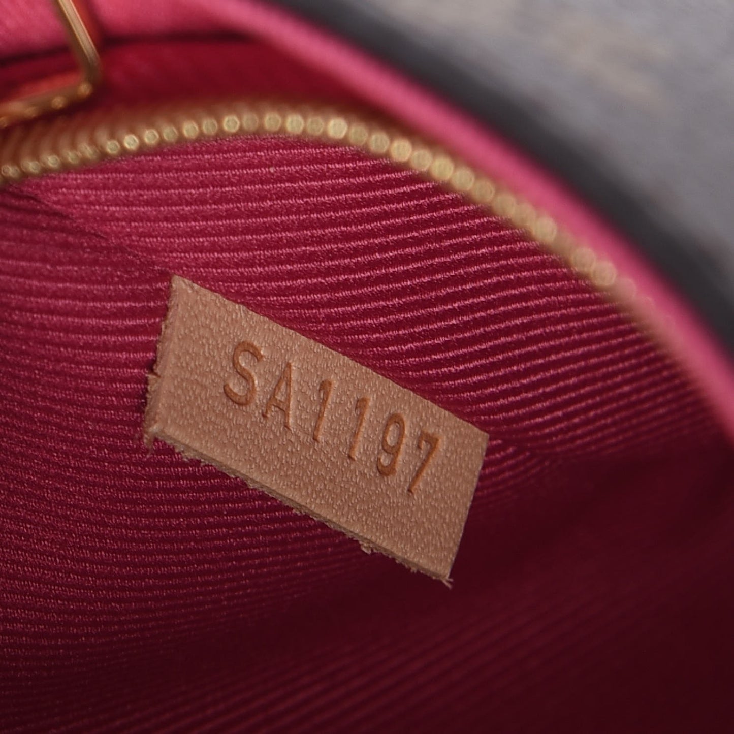 Monogram Cluny BB Bordeaux Fuchsia