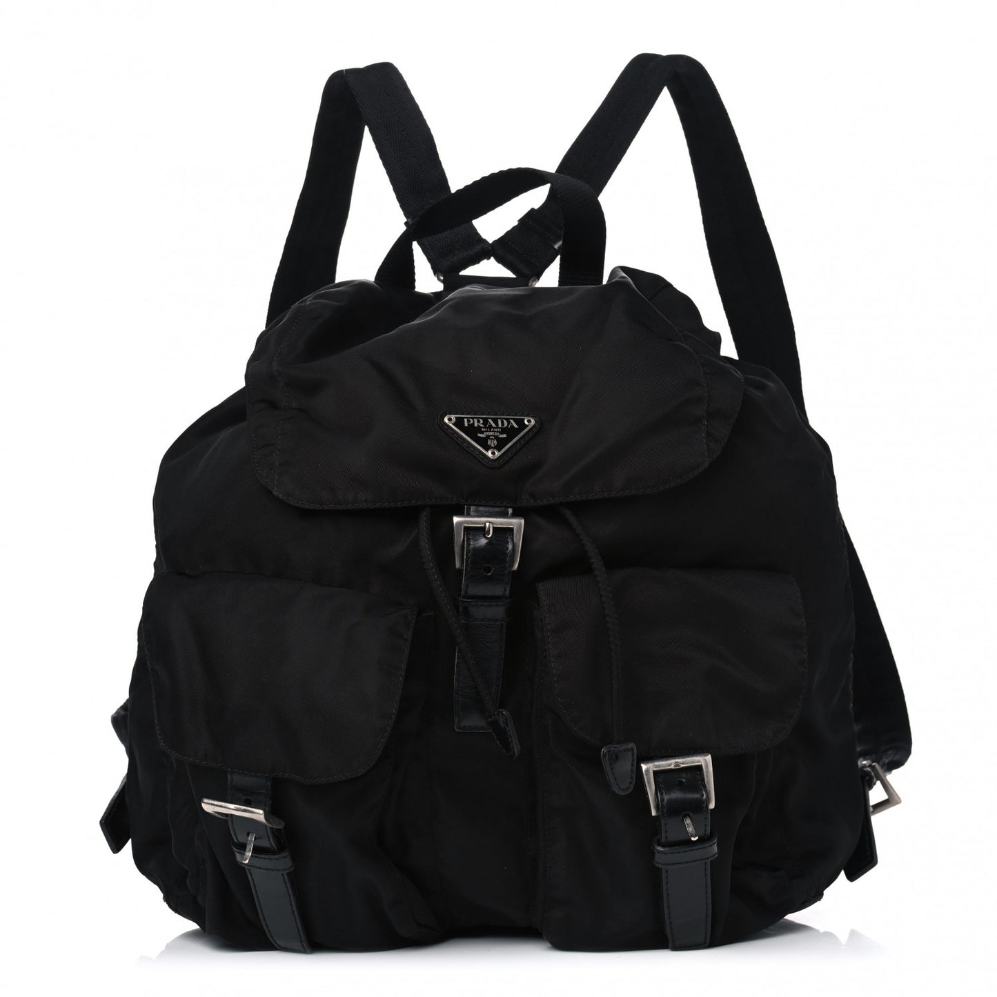 Nylon Vela Medium Backpack Black