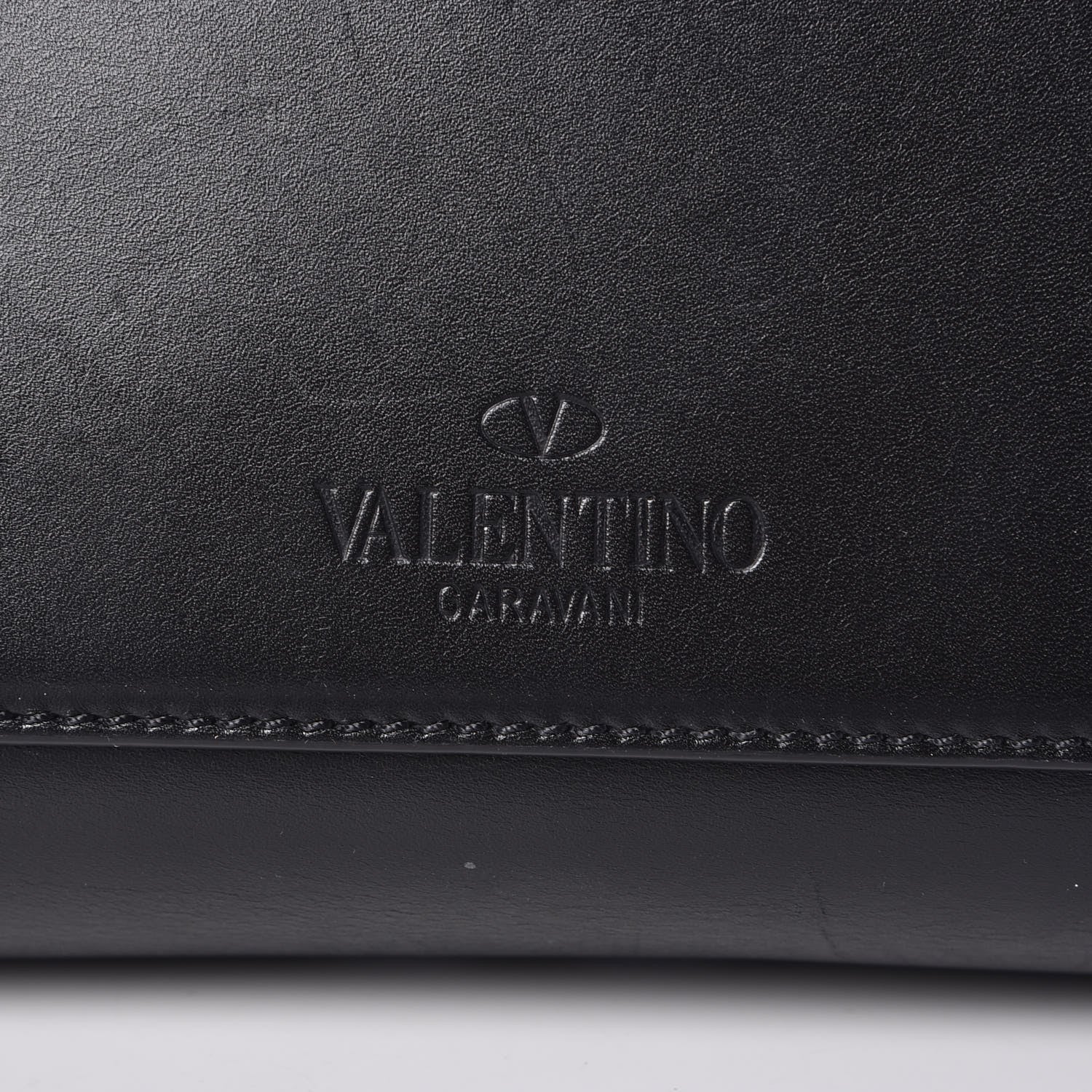 Valentino Garavani Calfskin Studded Large JoyLock Satchel Black 6 of 20