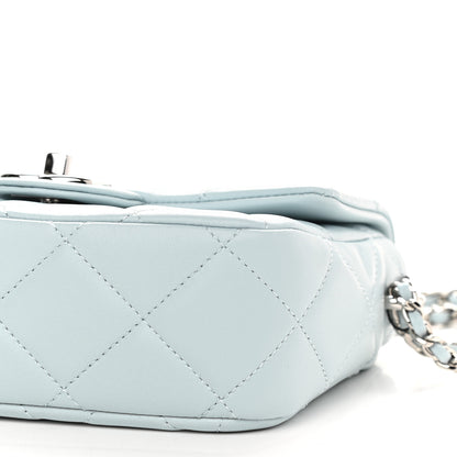 Chanel Lambskin Quilted Mini My Perfect Flap Light Blue 9 of 9