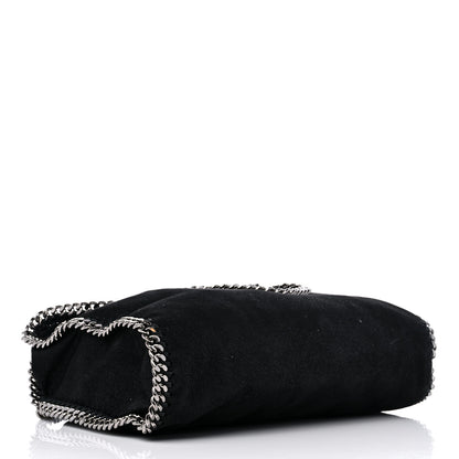 Stella McCartney Shaggy Deer Small Falabella Fold Over Tote Black 4 of 9