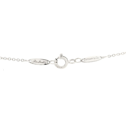 Tiffany Sterling Silver 16mm Elsa Peretti Open Heart Pendant Necklace 5 of 5