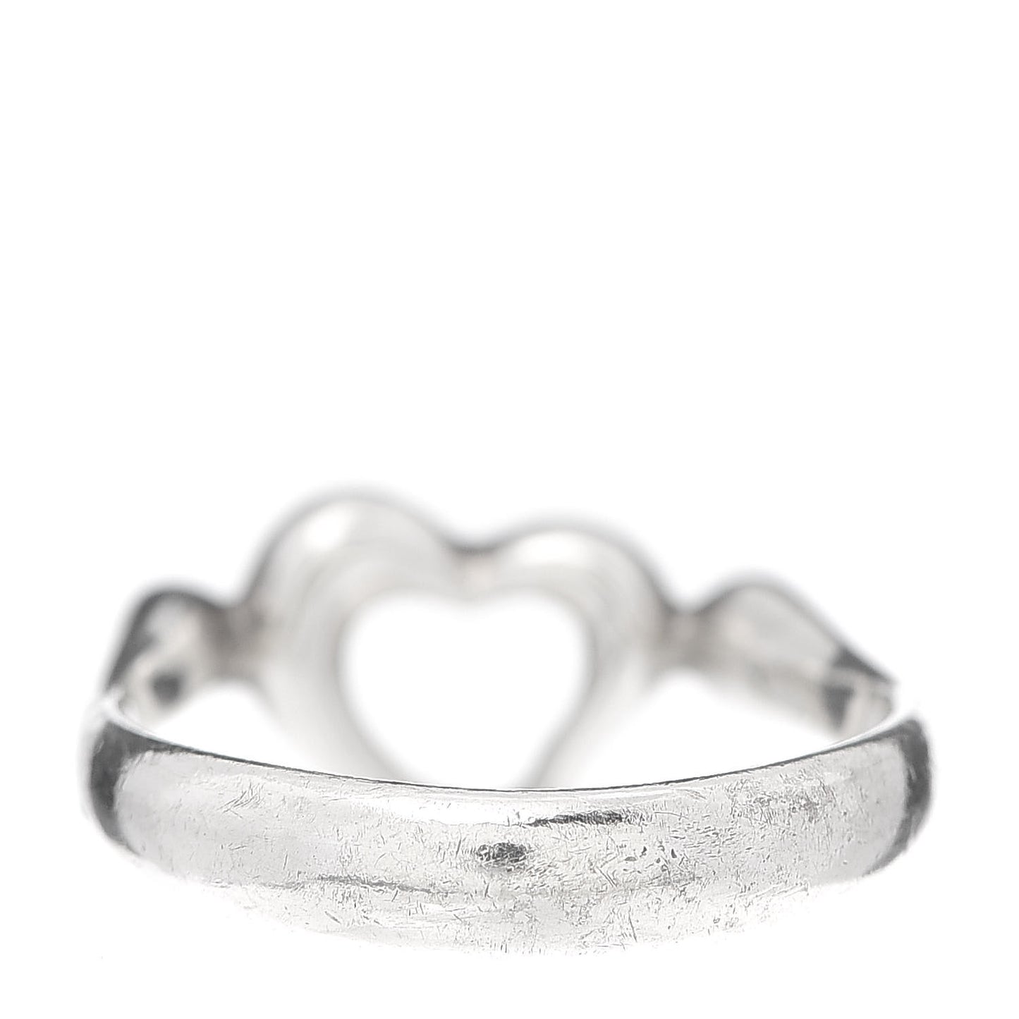 Sterling Silver Elsa Peretti Open Heart Ring 48 4.5
