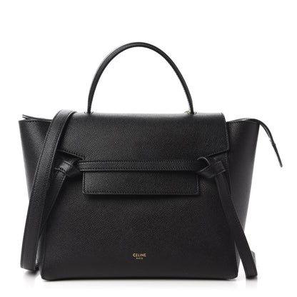 Celine Grained Calfskin Micro Belt Bag Black 1 of 9
