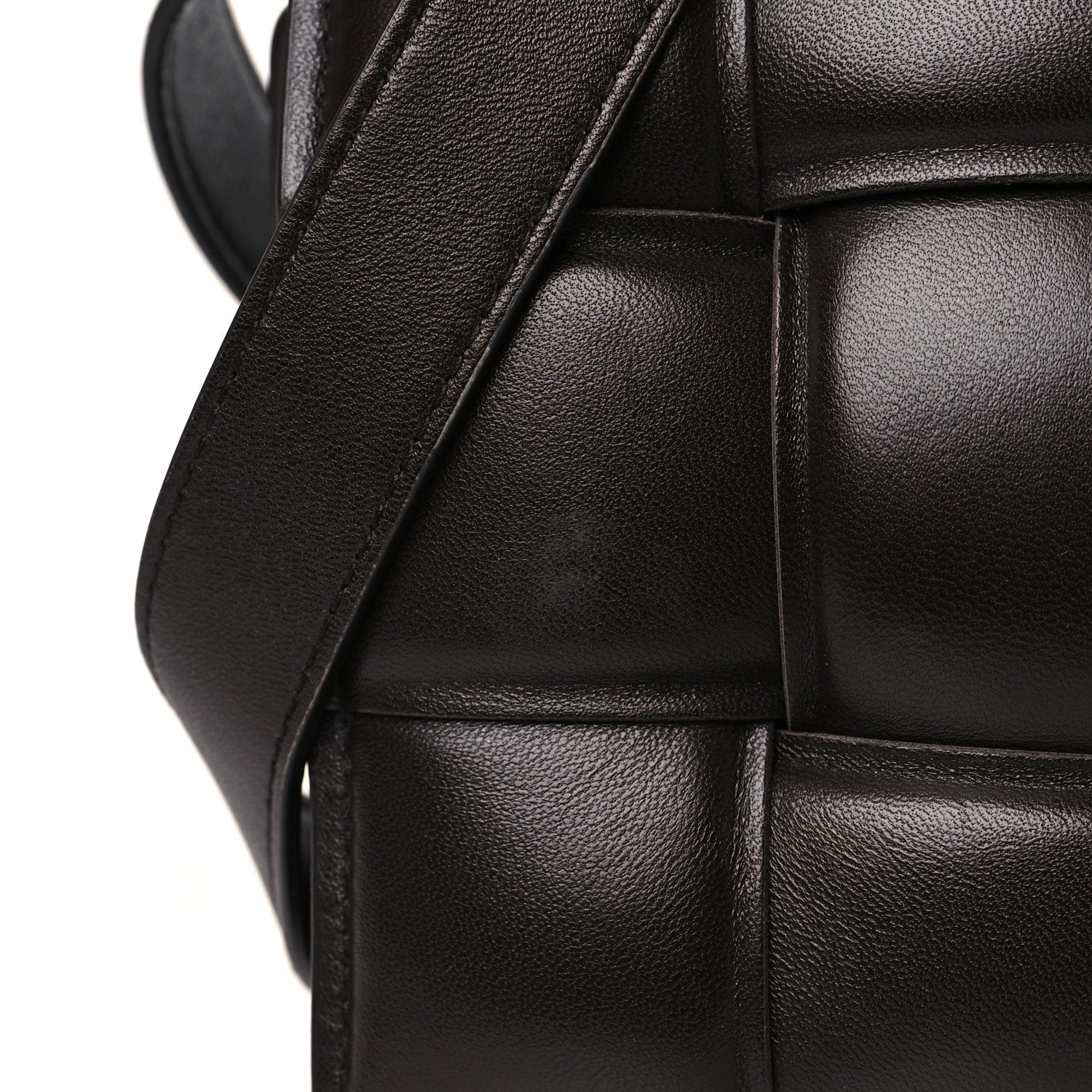 Bottega Veneta Nappa Maxi Intreccio Padded Cassette Crossbody Bag Fondente 10 of 10