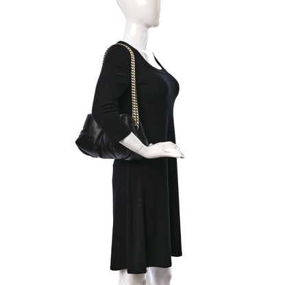 Proenza Schouler Lambskin Small Puffy Tobo Chain Shoulder Bag Black 2 of 10