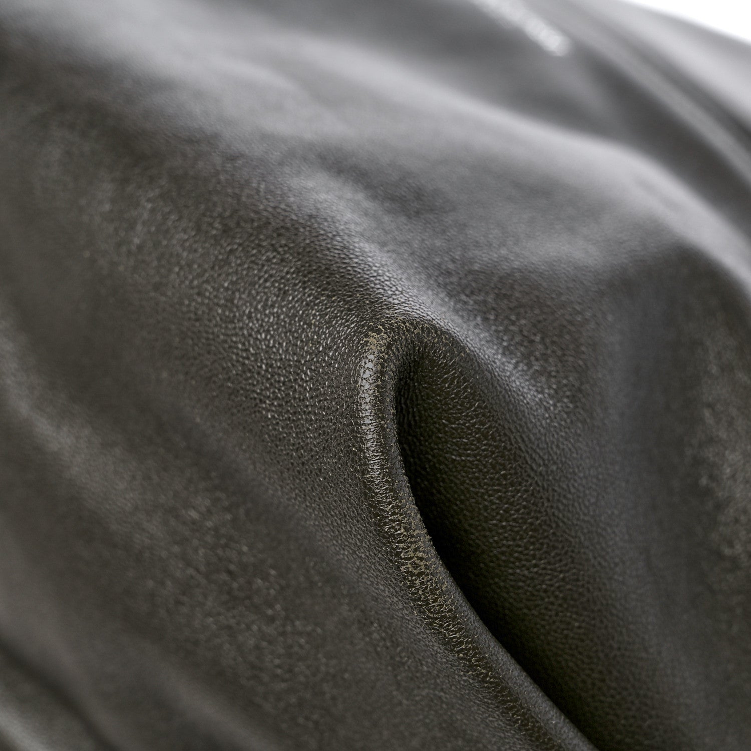 Saint Laurent Lambskin West Shopping Bag Dark Tea 12 of 14