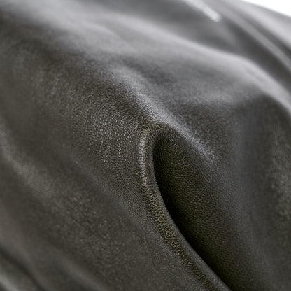 Saint Laurent Lambskin West Shopping Bag Dark Tea 12 of 14