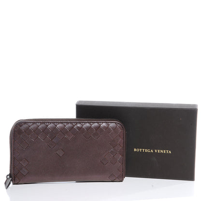 Bottega Veneta Nappa Intrecciato Zip Around Wallet 5 of 9