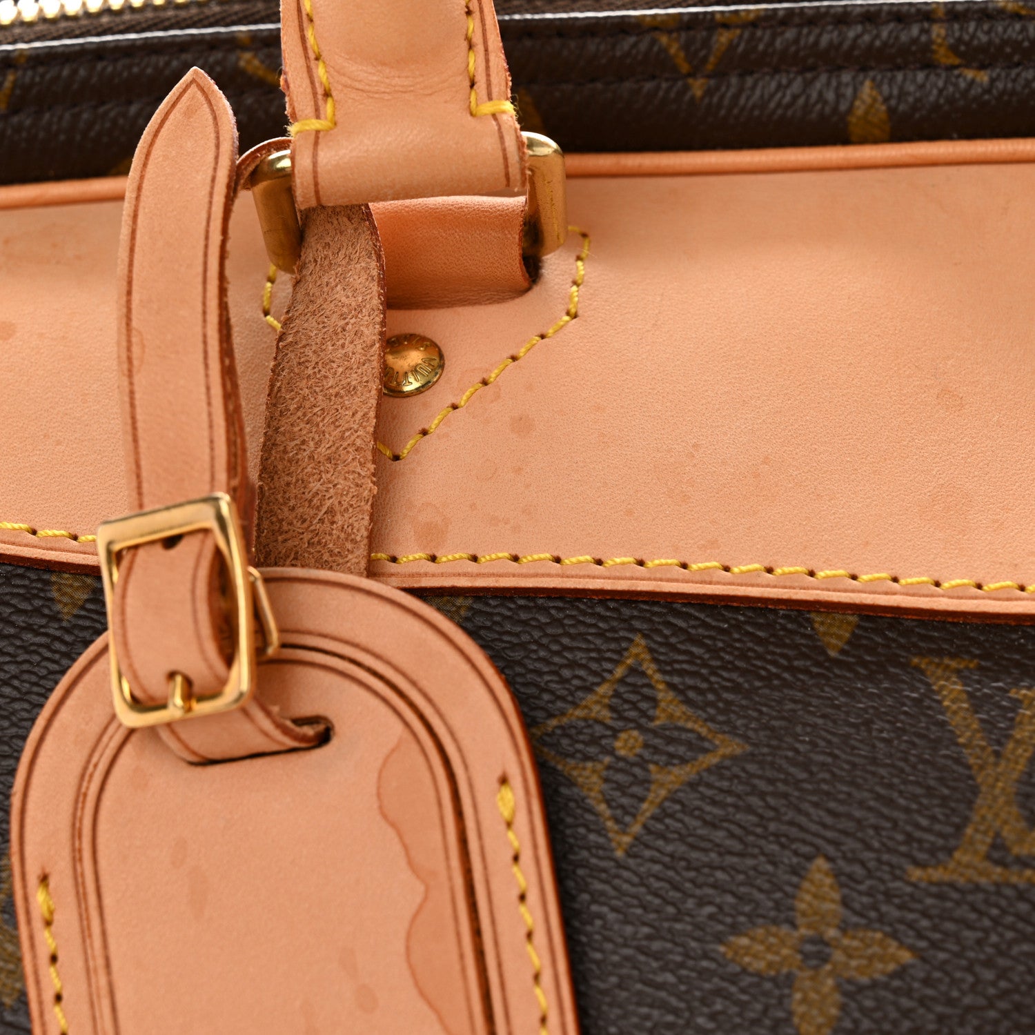Louis Vuitton Monogram Alize 2 Compartment Luggage Travel Bag 24 of 39
