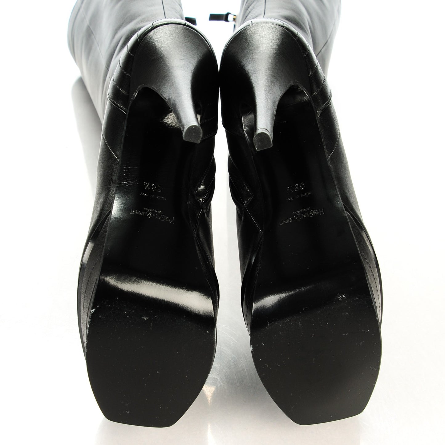 Nappa Tribute 105 Platform Knee High Boots 38.5 Black
