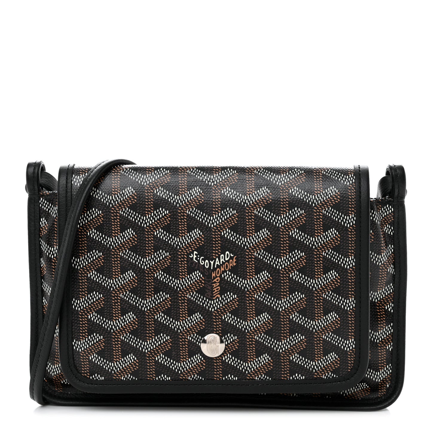 Goyardine Plumet Wallet Clutch Black