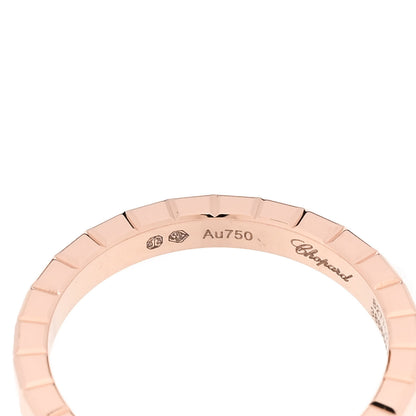Chopard 18K Rose Gold Diamond Ice Cube Band Ring 51 5.75 4 of 7