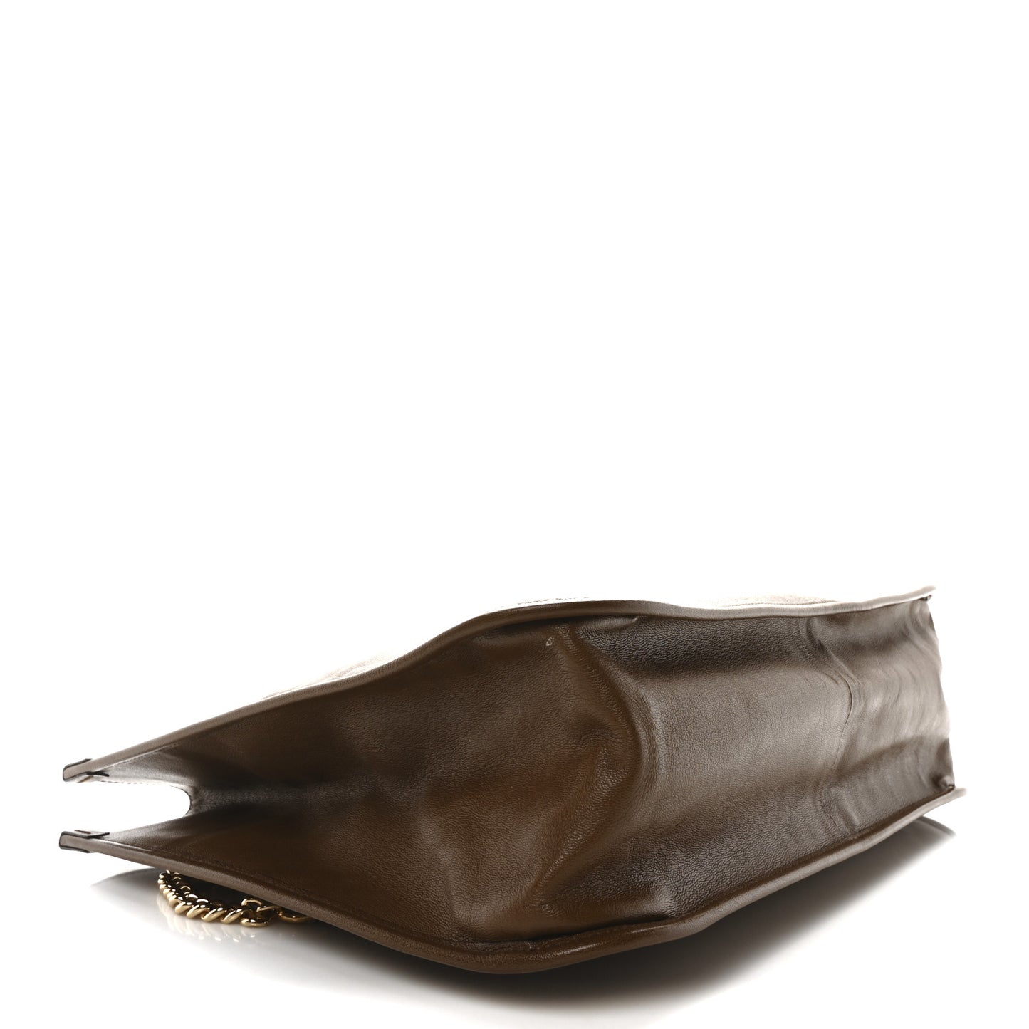 New Sakai Calfskin Lux Large Horsebit 1955 Tote Bag Brown Sugar