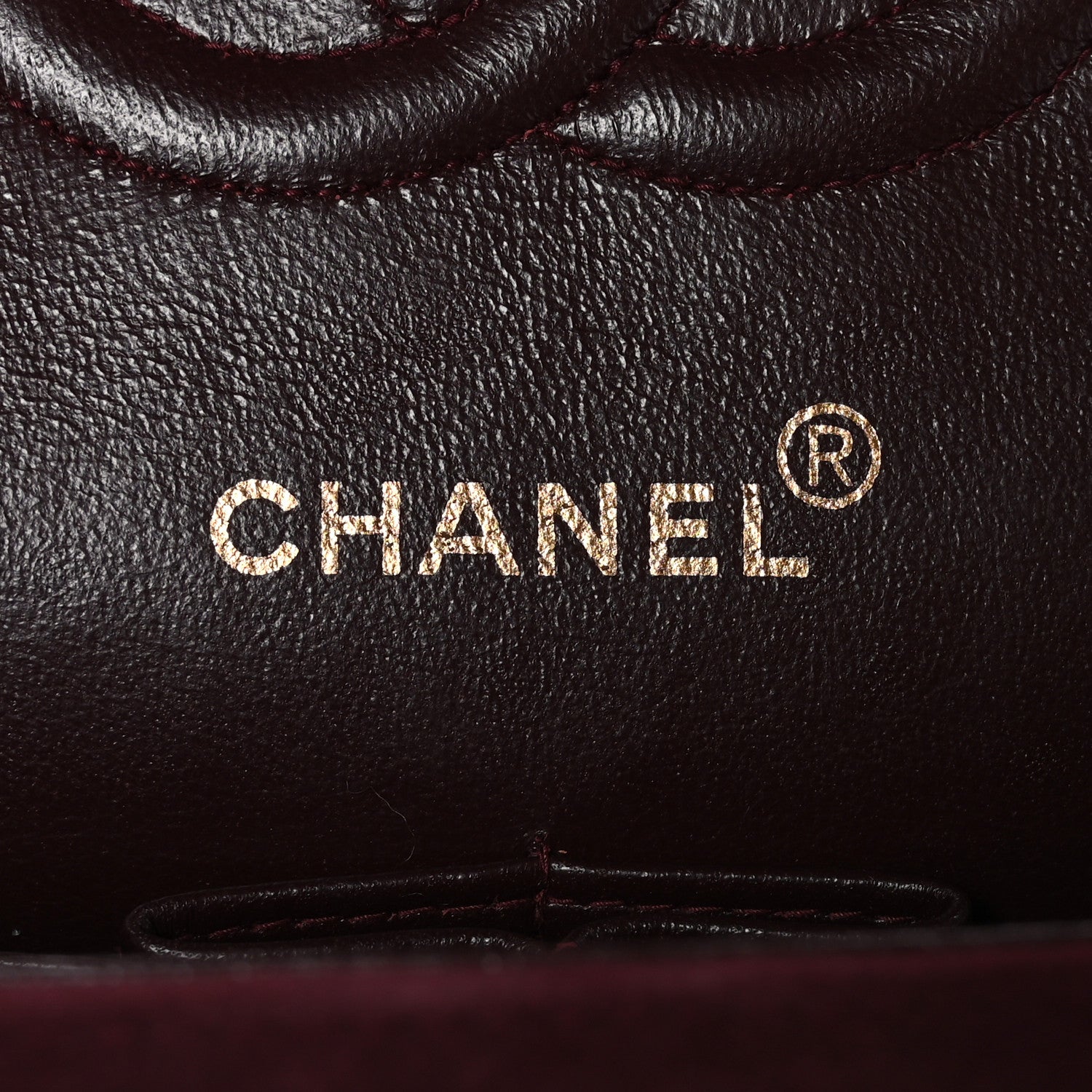 Chanel Suede Quilted Medium Double Flap Burgundy 6 of 10