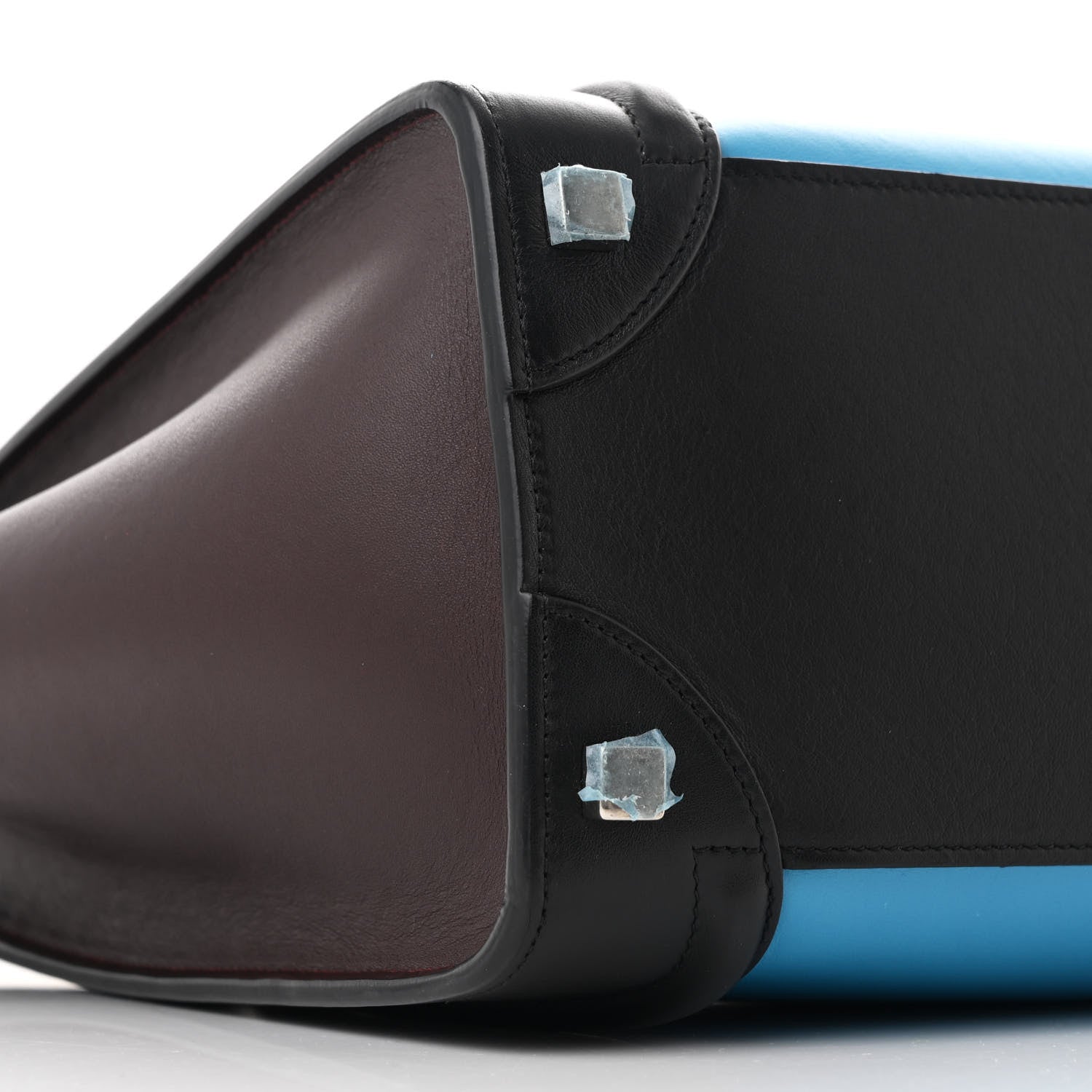 Celine Smooth Calfskin Micro Tri-Color Luggage Turquoise 7 of 8