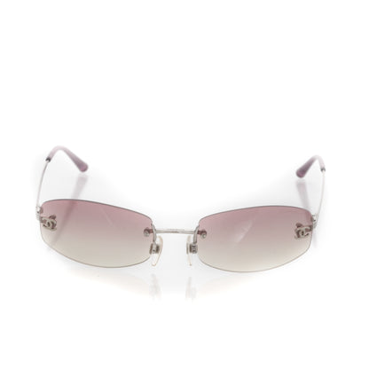 Chanel Frameless CC Logo Sunglasses 4002 Pink 4 of 11