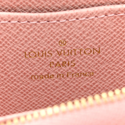 Louis Vuitton Damier Azur Zippy Coin Purse Rose Ballerine 6 of 7
